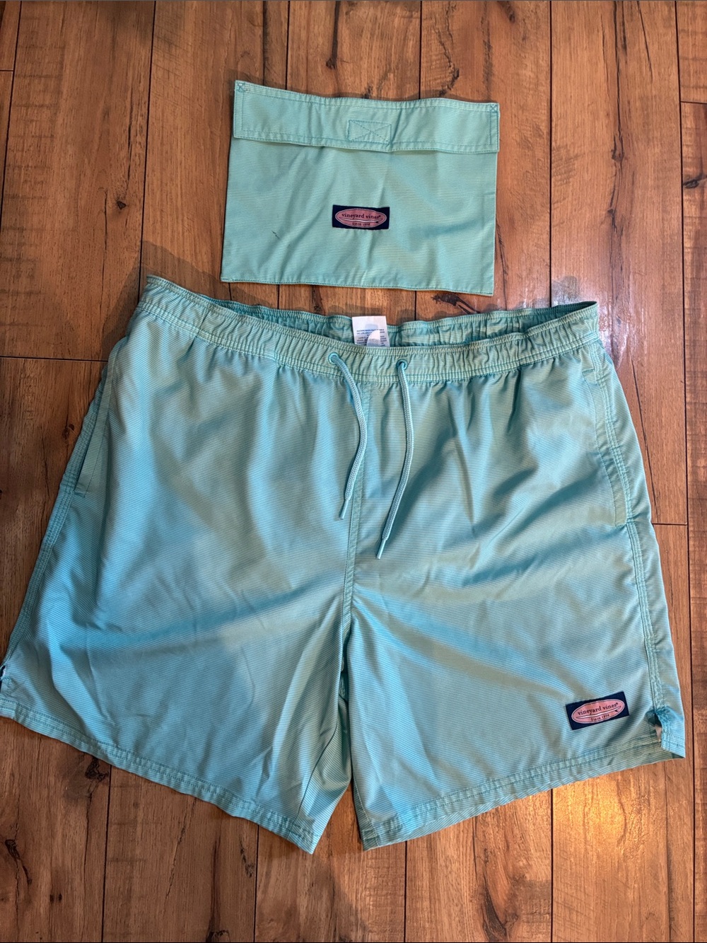 Vineyard Vines Light Aqua Men's Swim Trunks